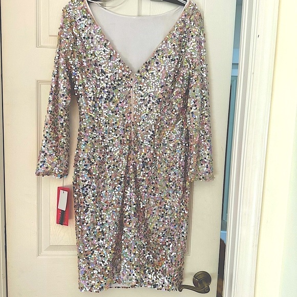 Maggy London sequin dress size 12 NWT - Picture 2 of 3